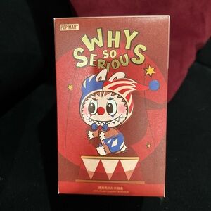 Pop Mart Why So serious Vinyl Plush pendant - Silver Mist Clown